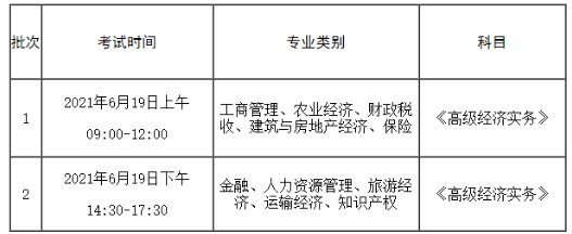 2021年四川攀枝花高级经济师准考证打印时间：6月14日至6月18日