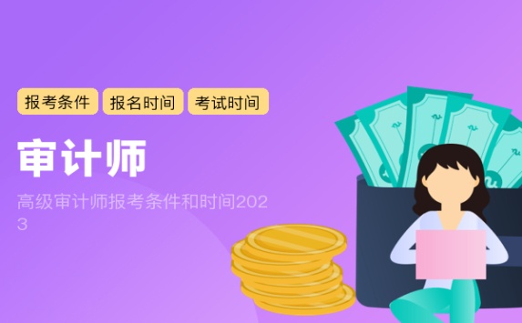 高级审计师报考条件和时间2023