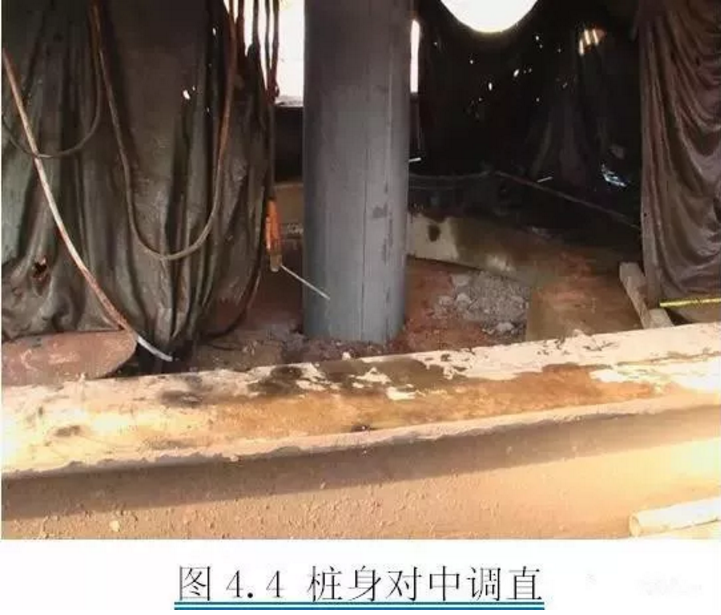 静压式钢筋混凝土预制桩工程施工操作方法——桩身对中调直